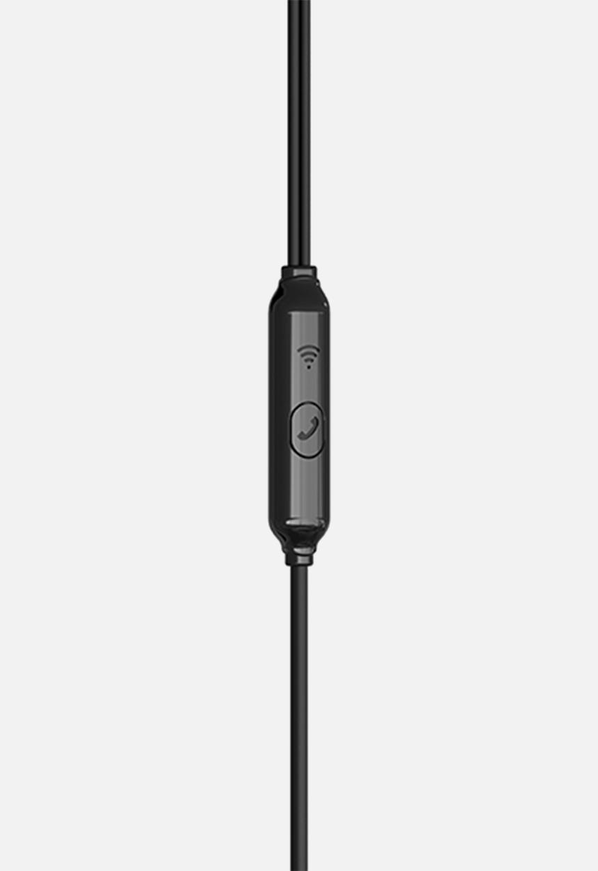 Philips - Bk_in ear jell bud+mic - black