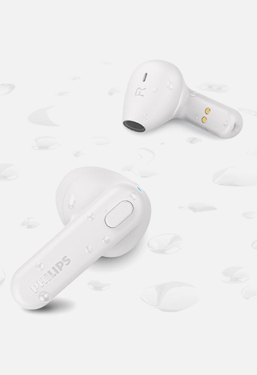 Philips - TAT1138 Pod Style TWS In Ear +IPX4 - WHITE