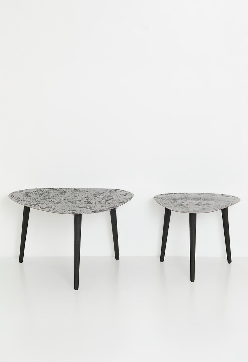 Nolden Brothers - Ceciali nested coffee tables - metallic