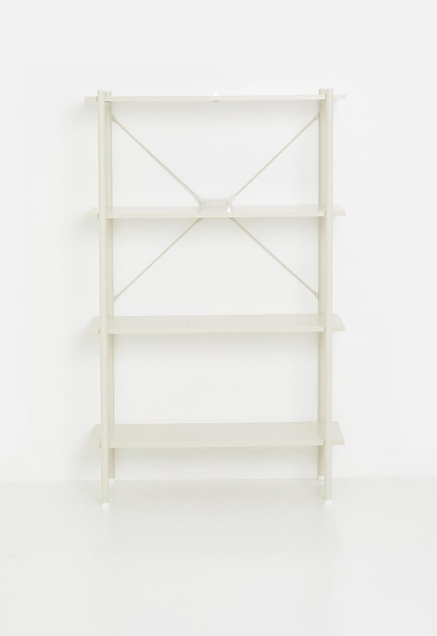 Sixth Floor - Marlo 4 tier shelf unit - neutral