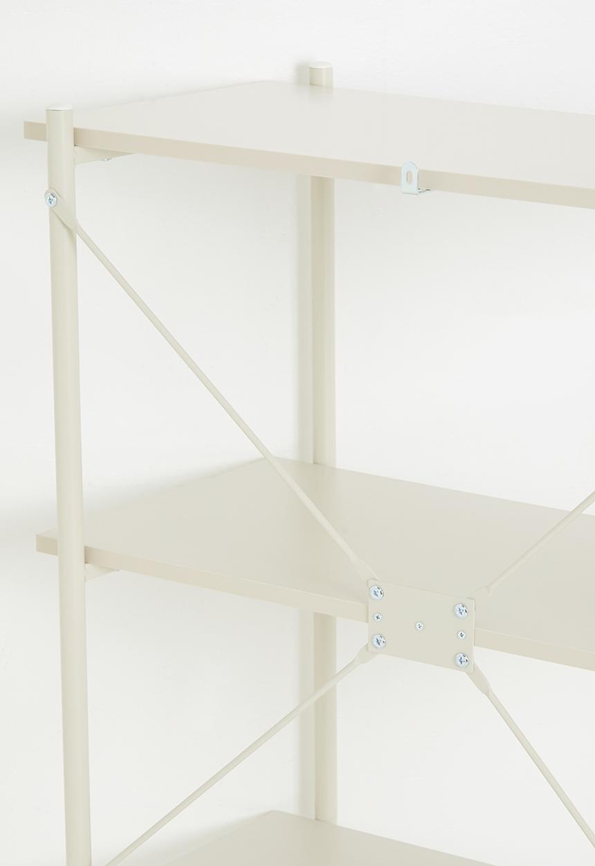 Sixth Floor - Marlo 4 tier shelf unit - neutral