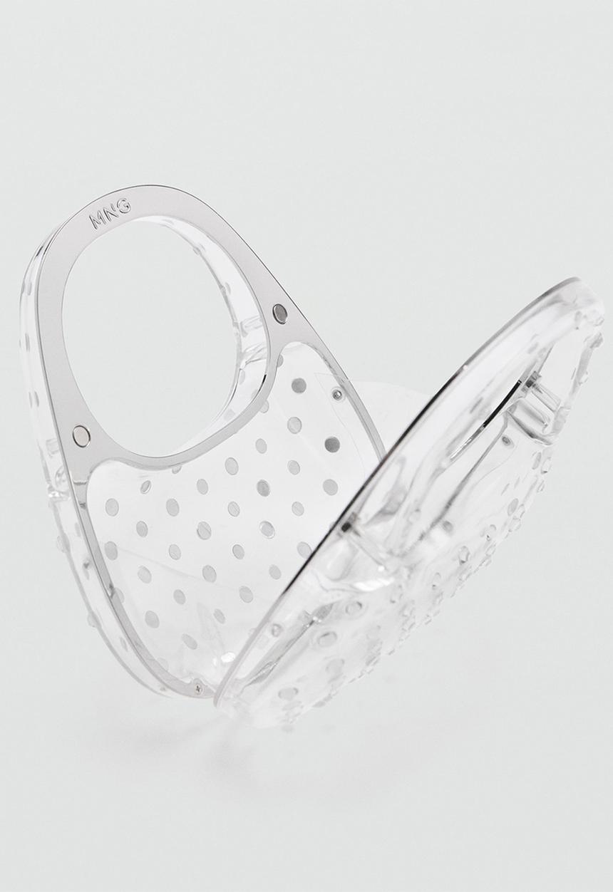 MANGO - Bag mch explo - silver
