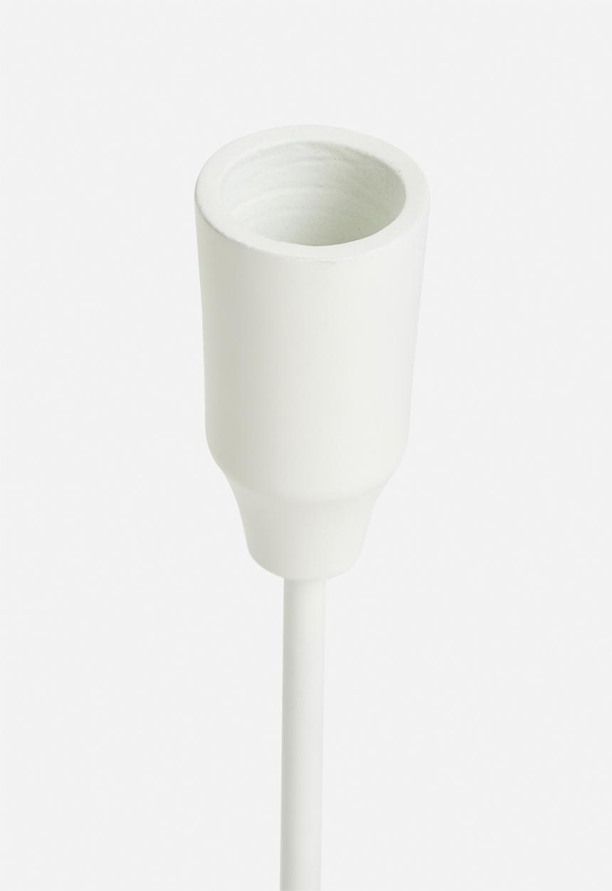 H&S - Elli dinner candle holder set of 2 - creme
