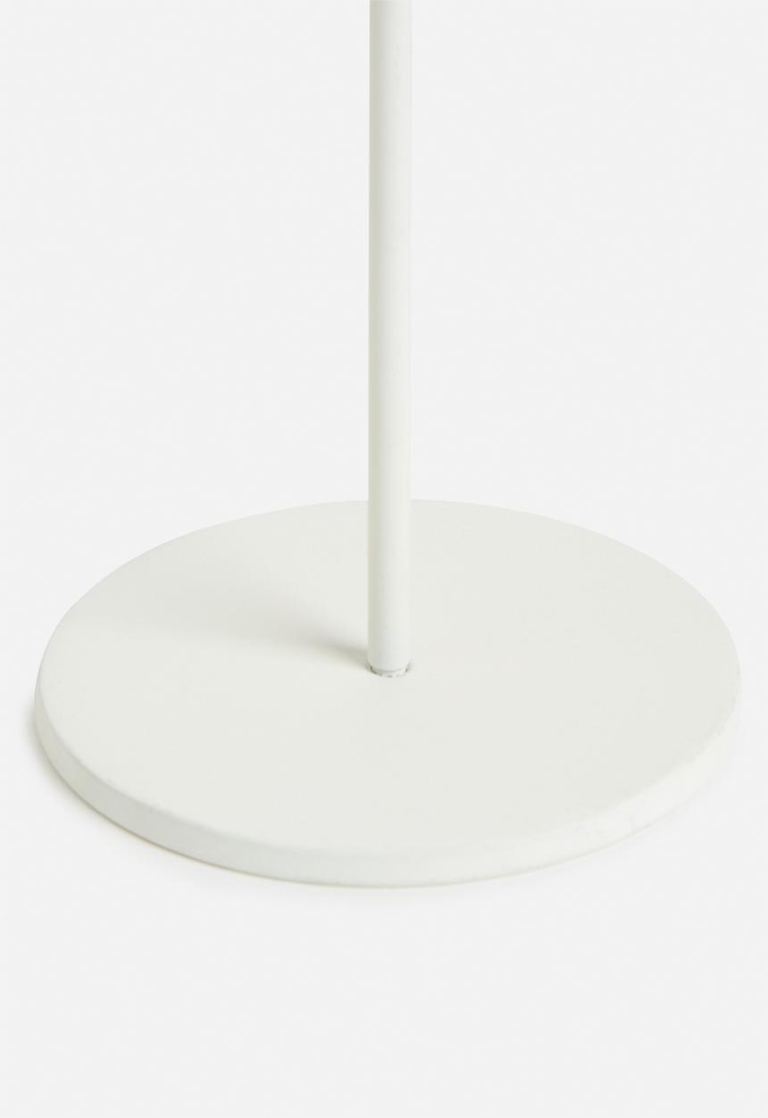H&S - Elli dinner candle holder set of 2 - creme