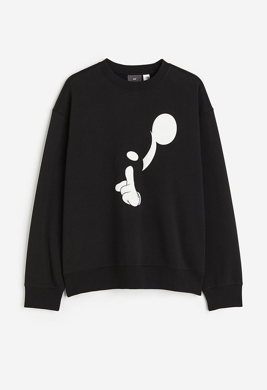 H&M - Loose fit sweatshirt - black