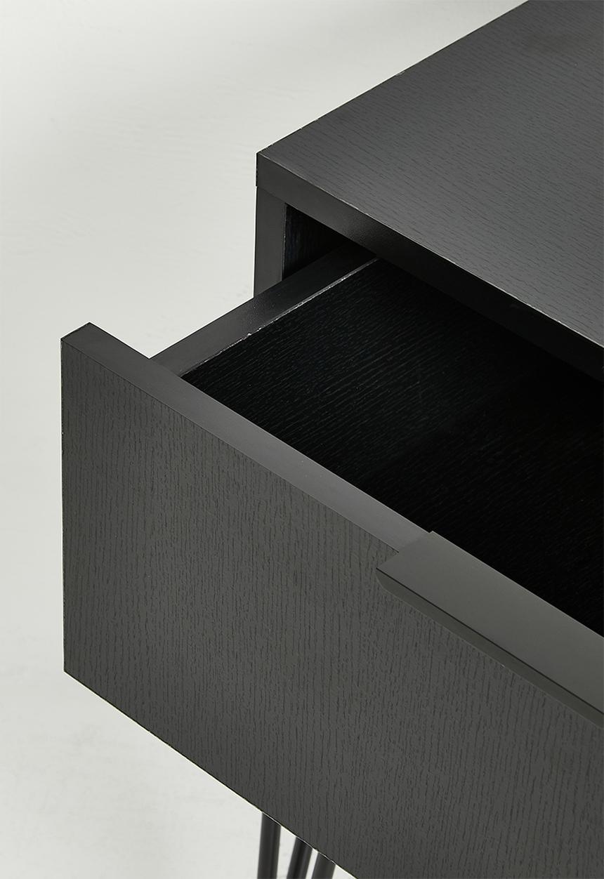 Me&Co - Lucca Bedside Cabinet - Black