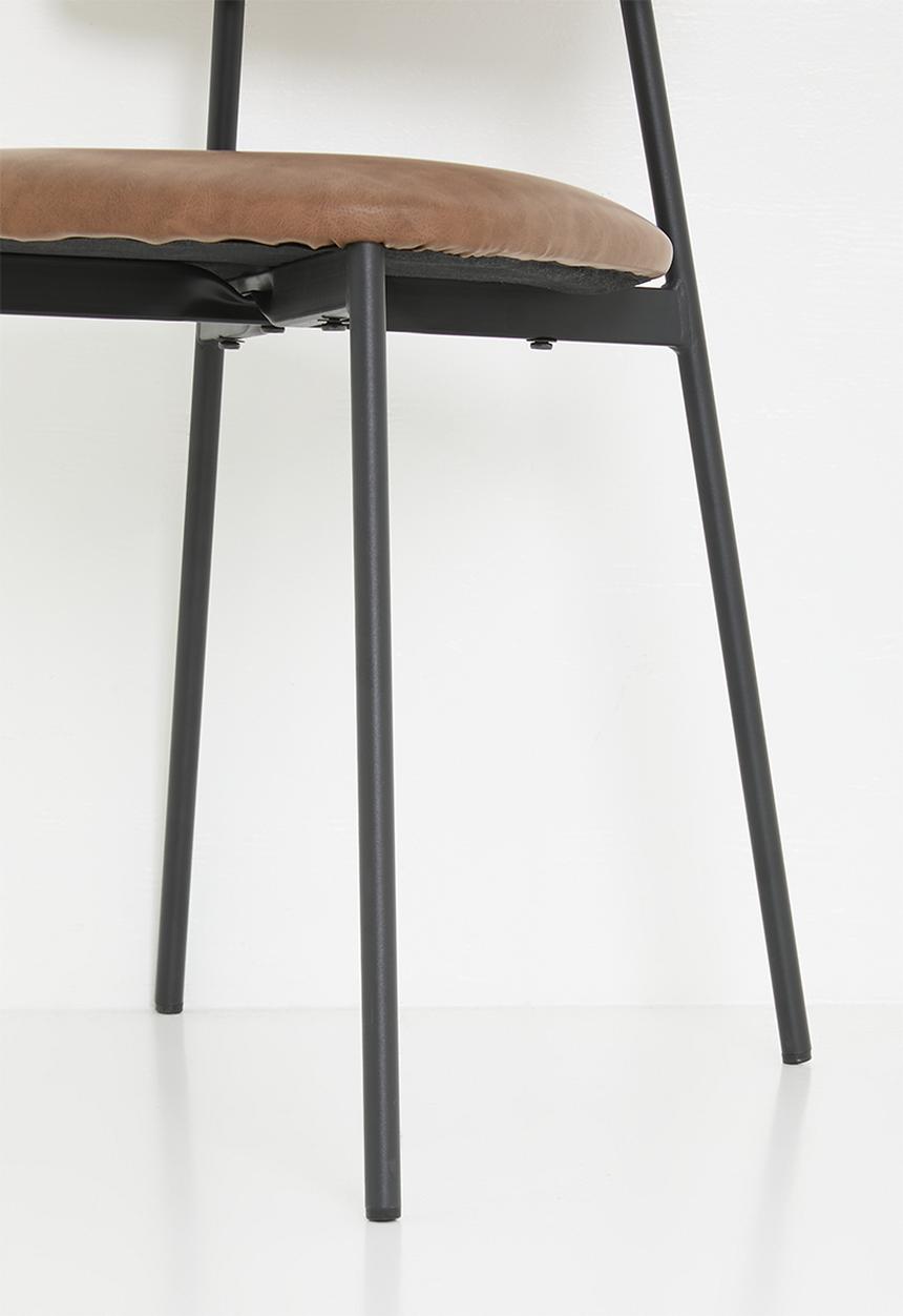 Sixth Floor - Weston pu dining  chair set of 2-Tan