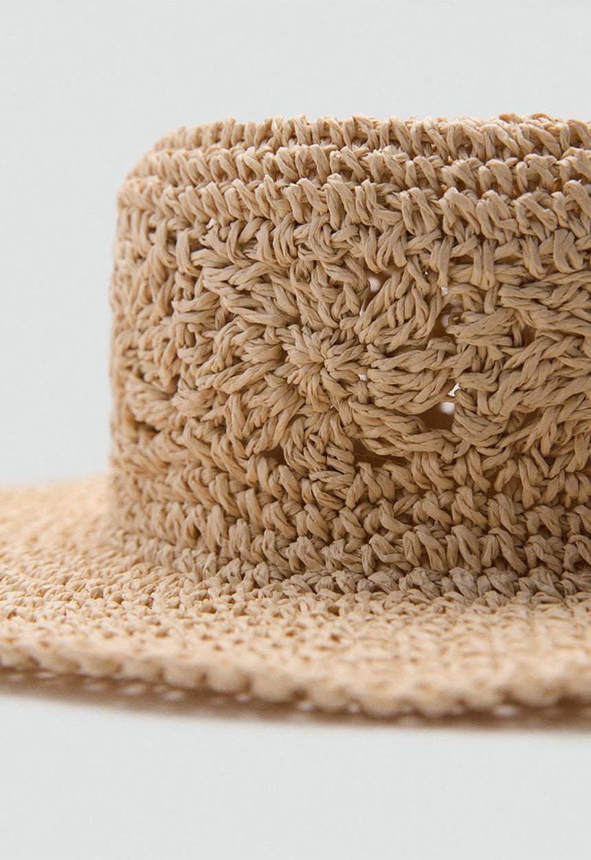 MANGO - Hat corfu - light beige