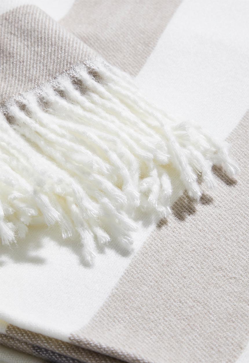 Sixth Floor - Stripe Throw - Natural