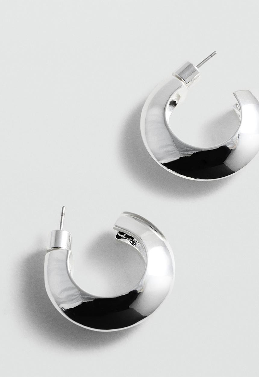 MANGO - Earrings renata - silver