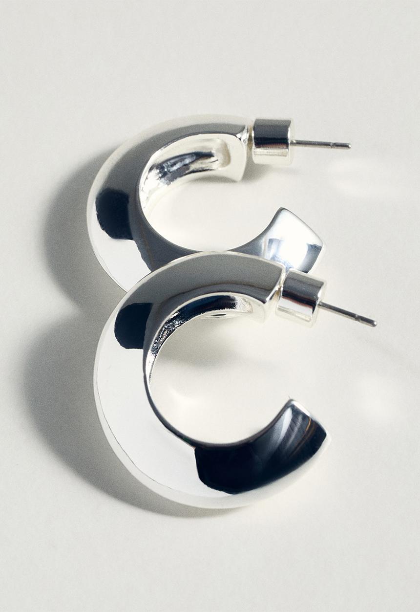MANGO - Earrings renata - silver
