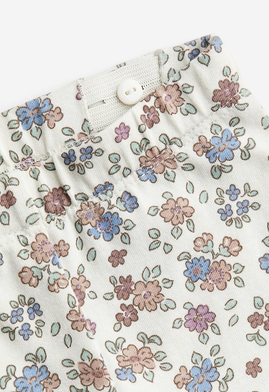 H&M - 2-piece printed cotton set - green multi