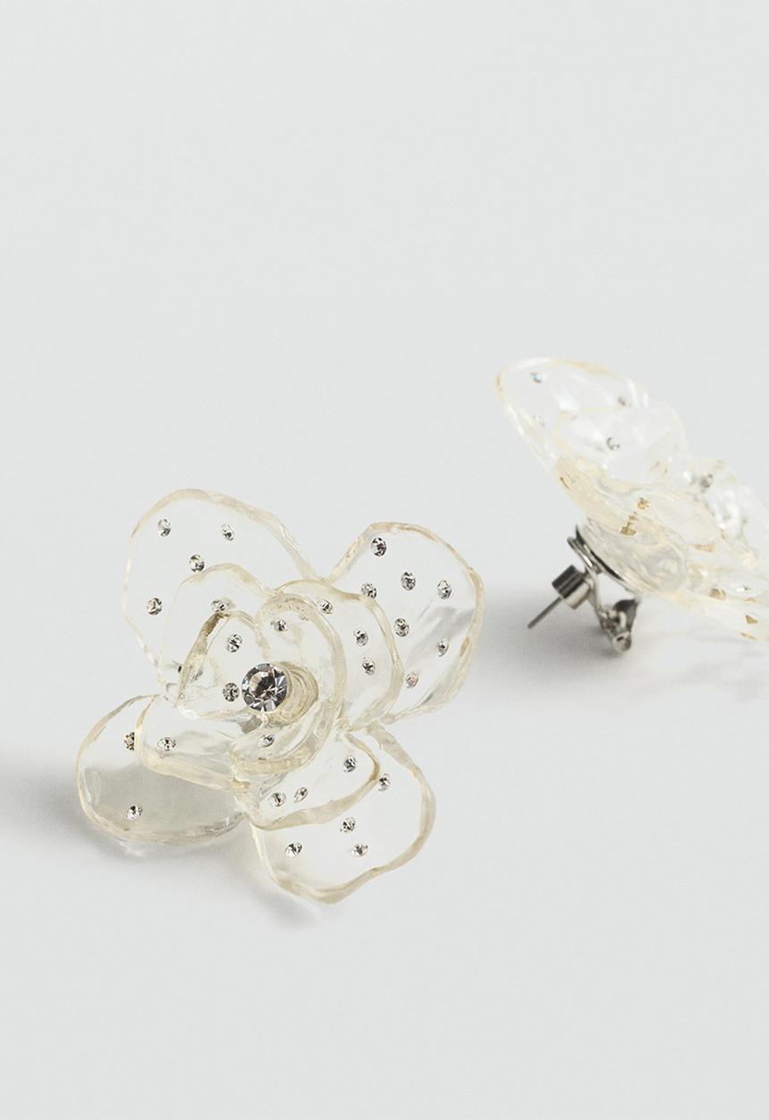 MANGO - Earrings asun - silver