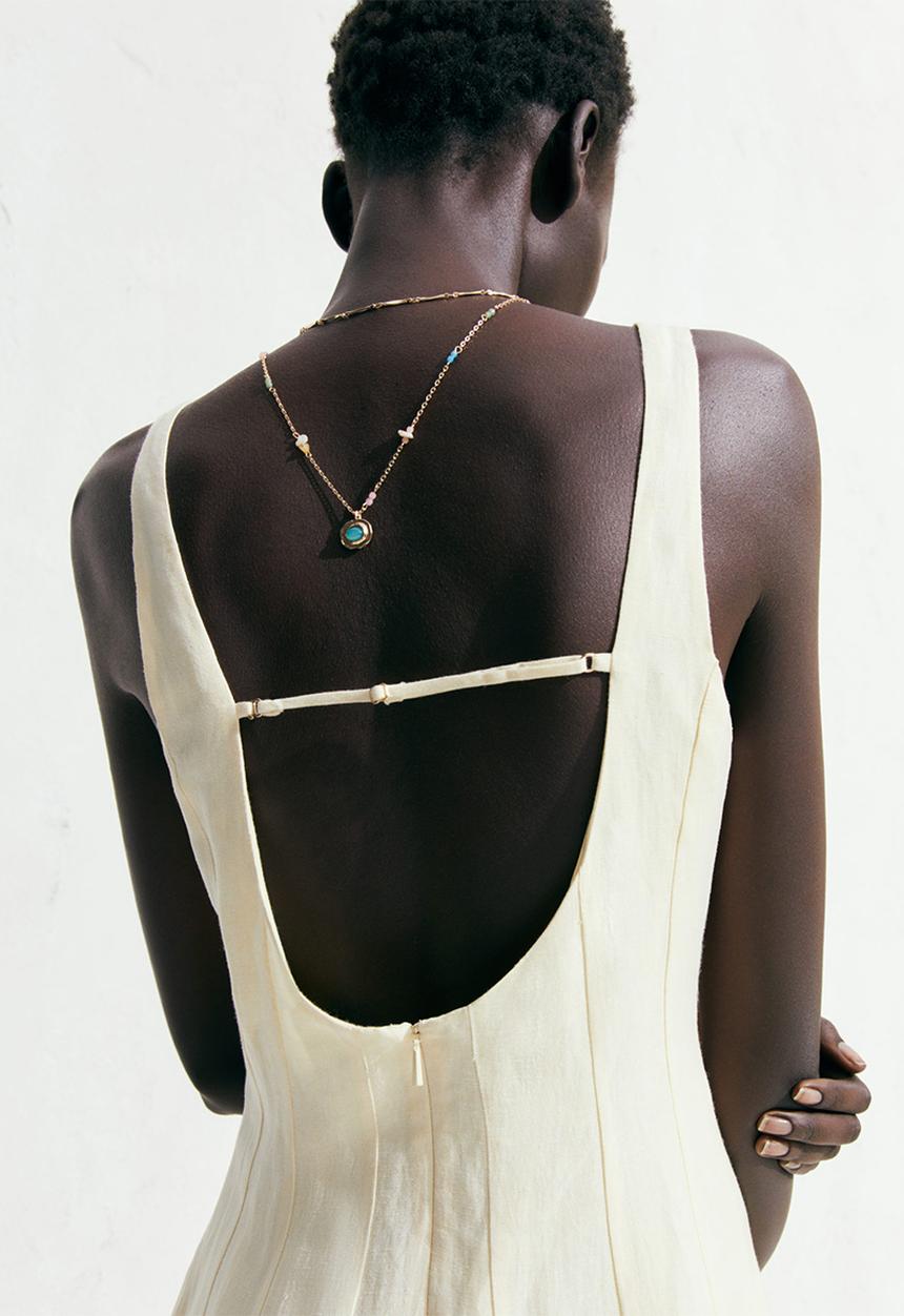 MANGO - Necklace sosaura - gold