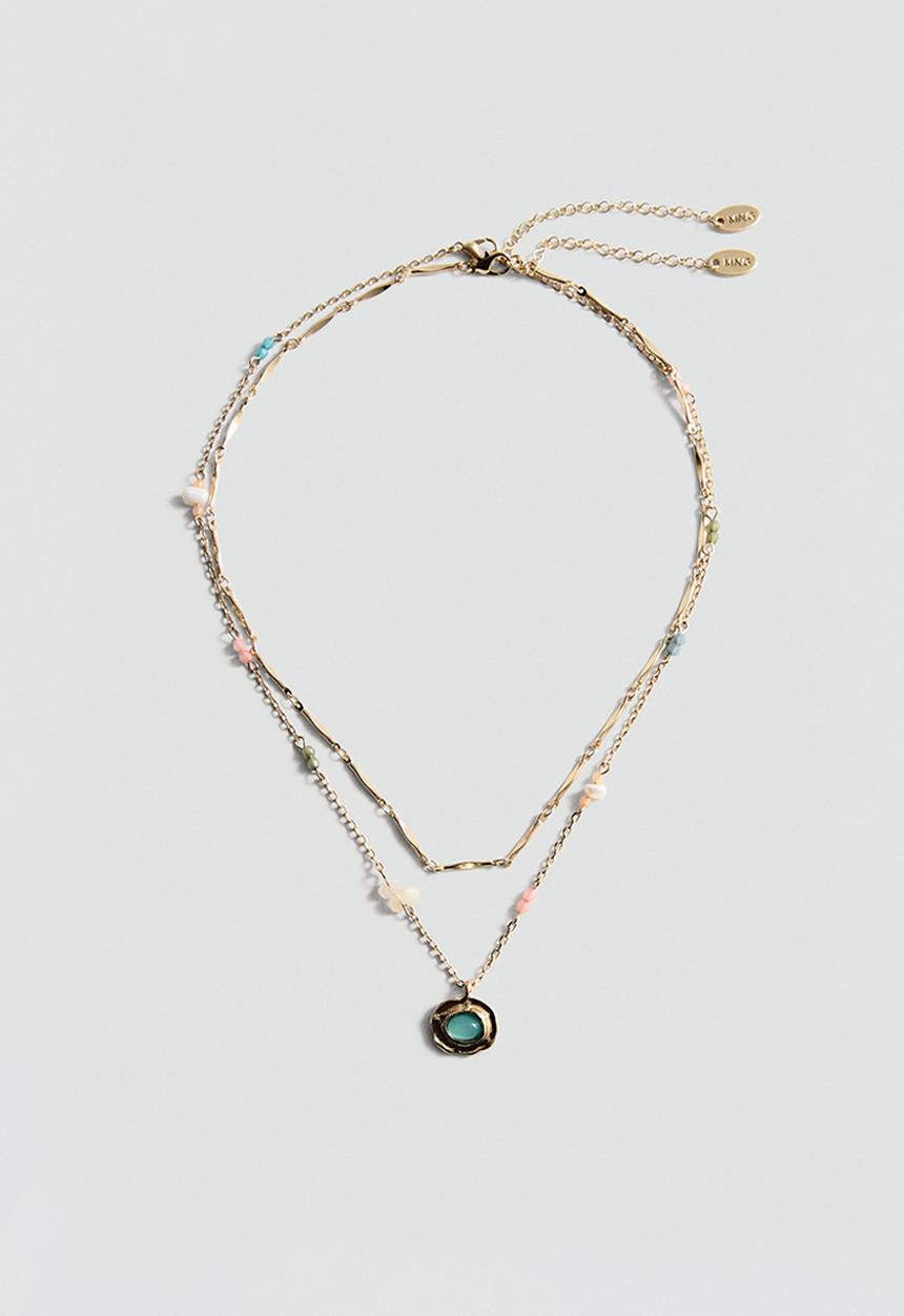 MANGO - Necklace sosaura - gold