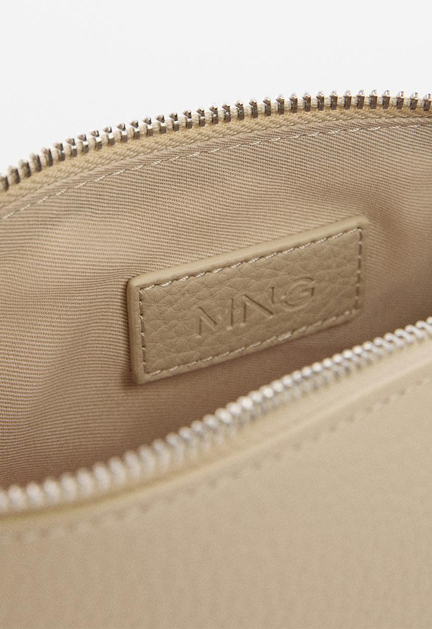 MANGO - Bag nora - light pastel grey