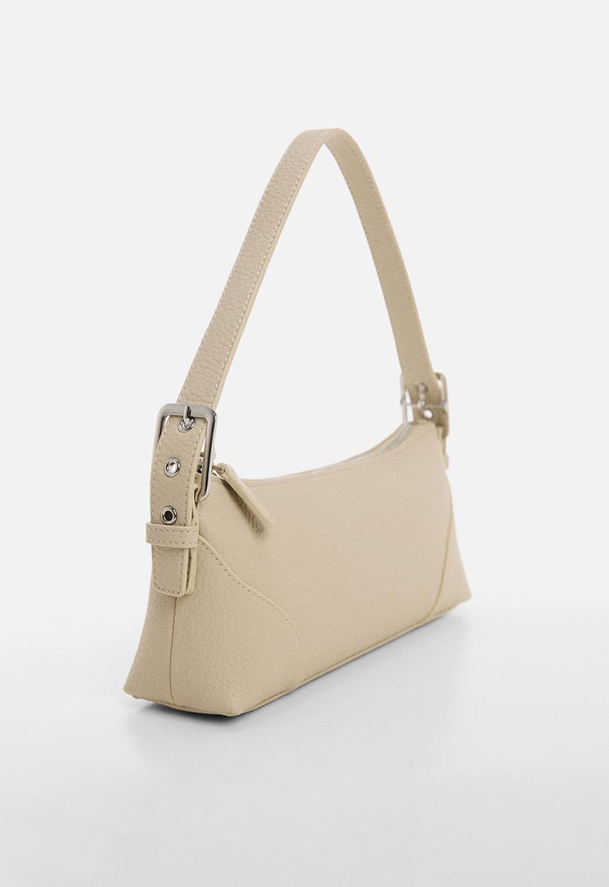MANGO - Bag nora - light pastel grey
