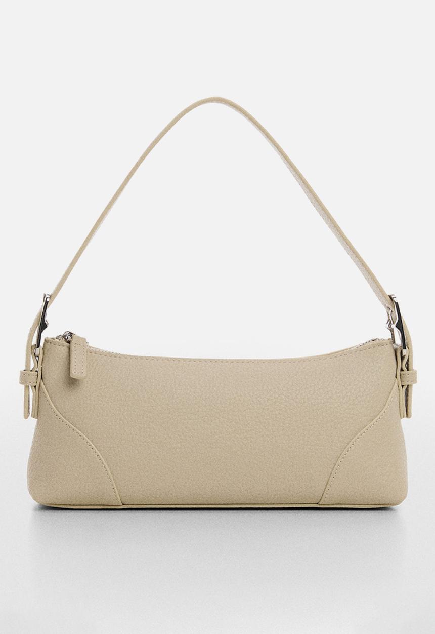 MANGO - Bag nora - light pastel grey