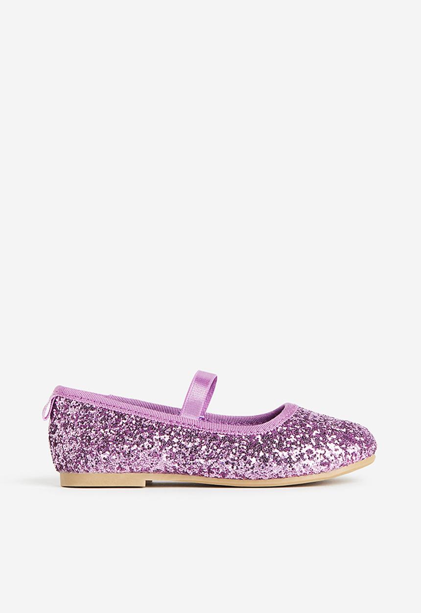 H&M - Glittery ballet pumps - purple