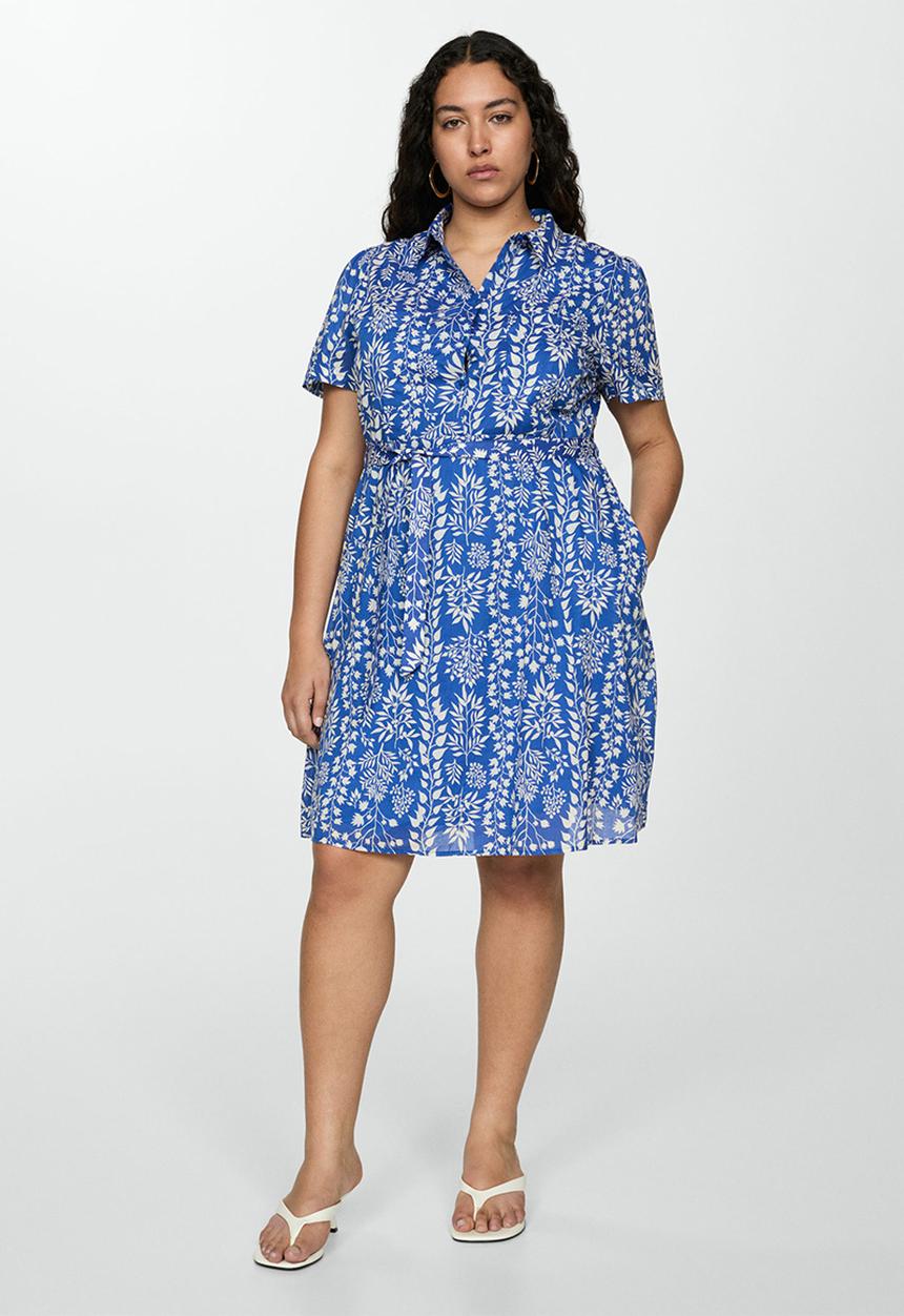 Plus Dress Tropez - Medium Blue