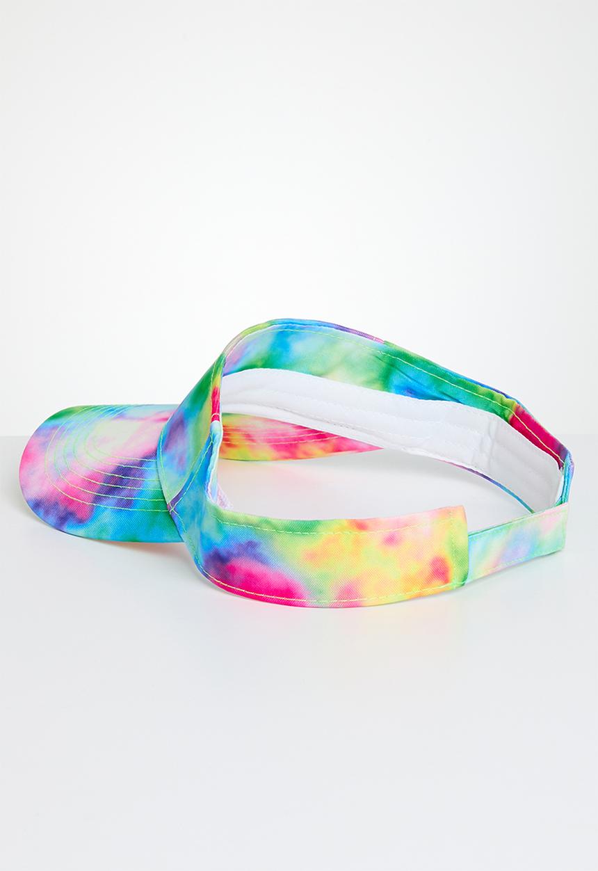Pop Candy - Tie dye visor cap-multi