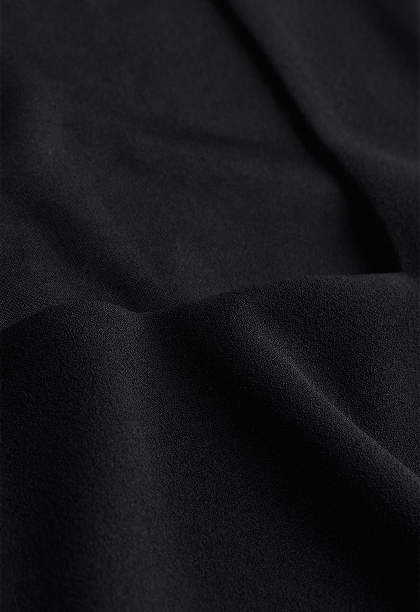 H&M - Square-neck bodycon dress - black