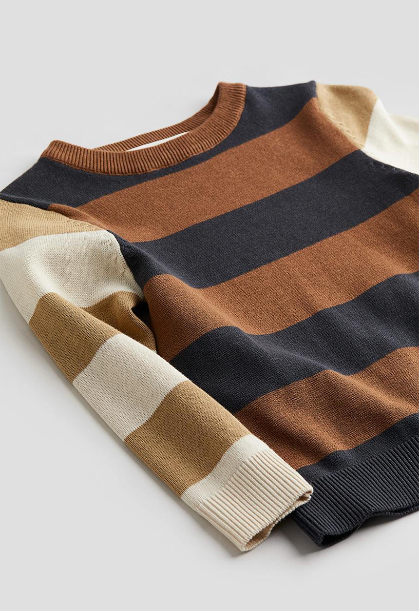 H&M - Cotton jumper - brown multi