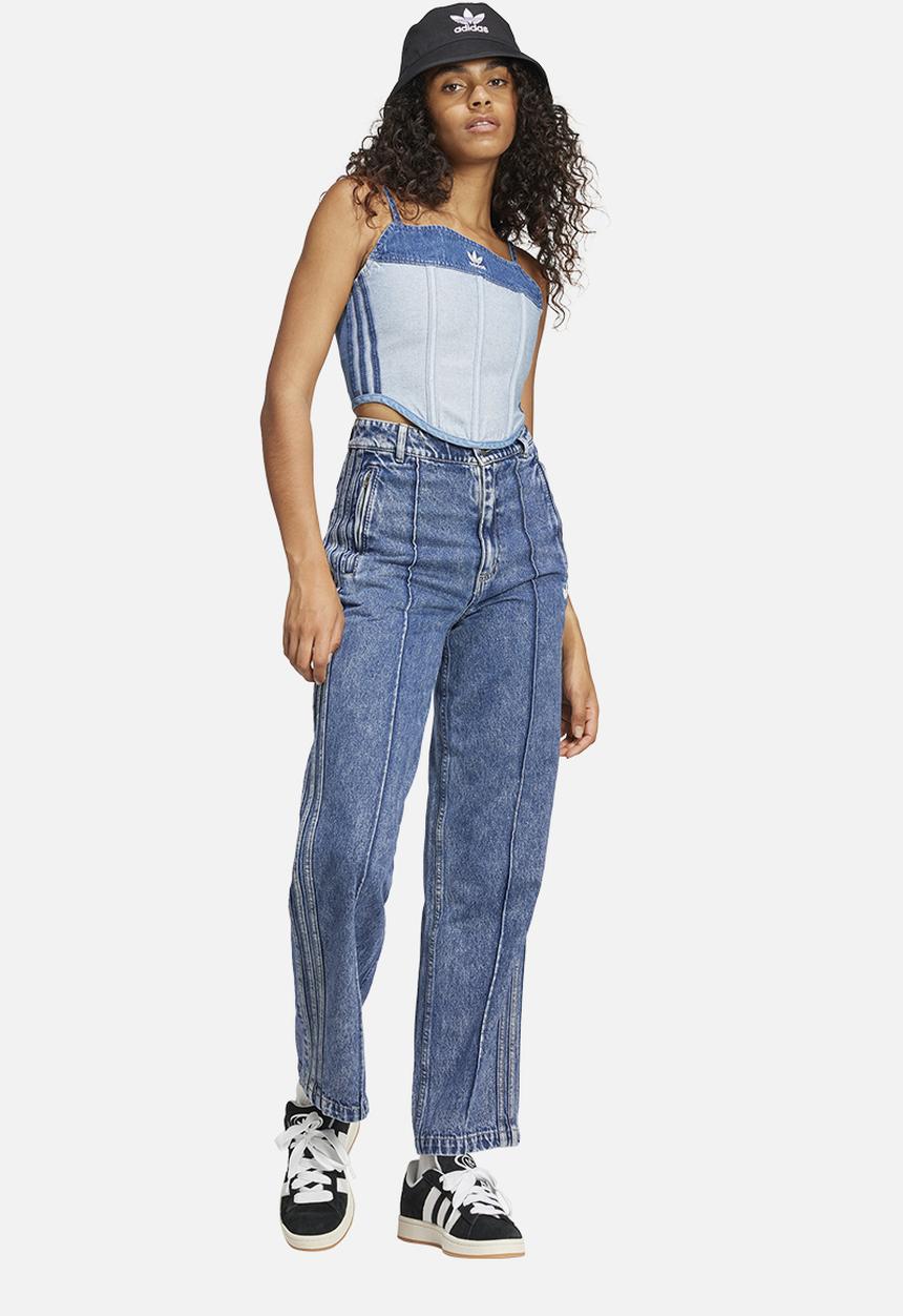 adidas Originals - Ksenia Corset - Medium Blue Denim/Light Denim