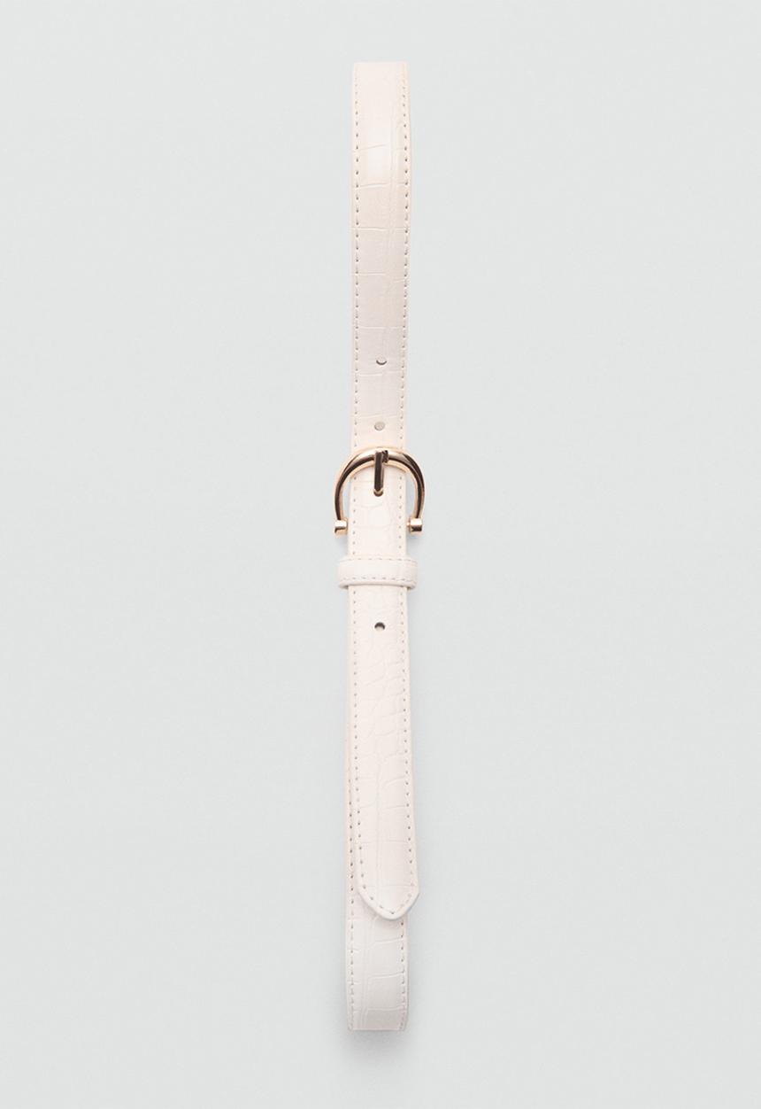 MANGO - Belt mev - light beige