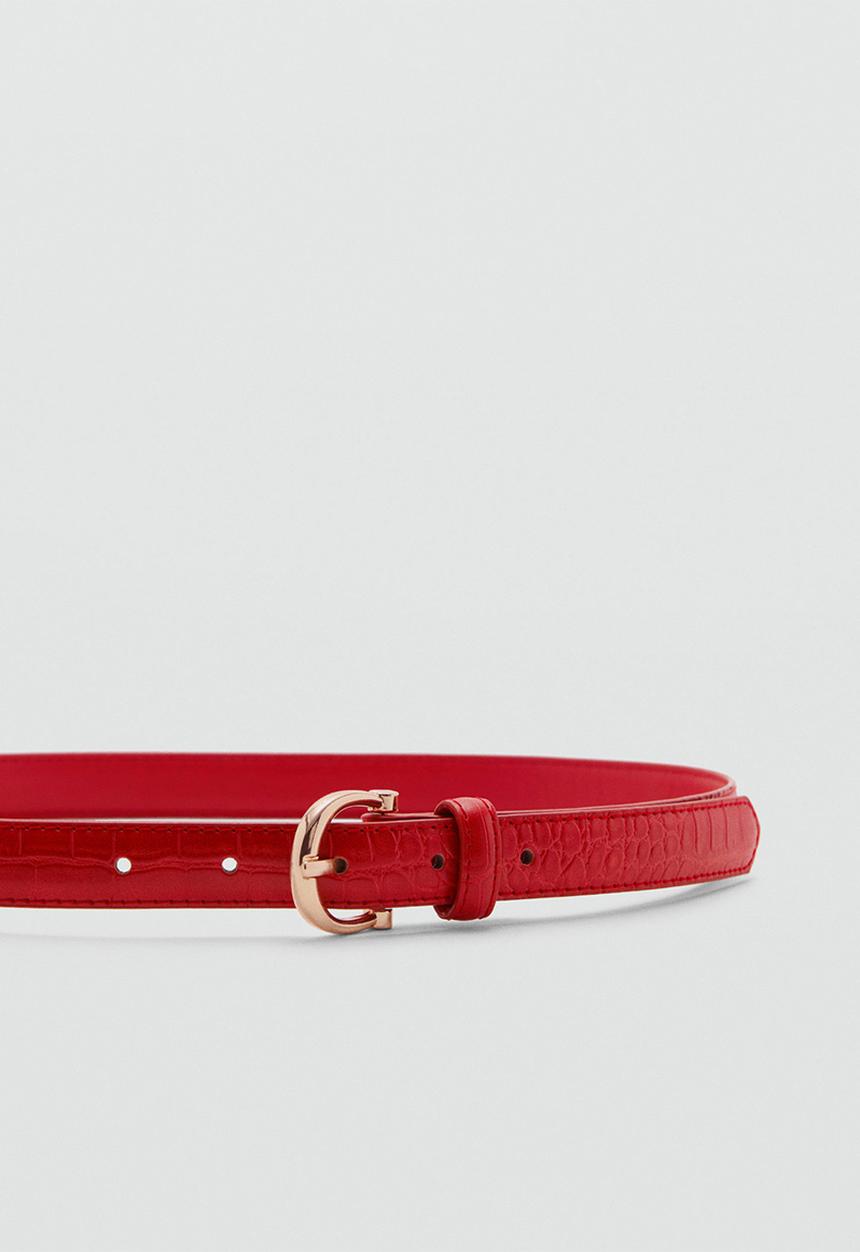 MANGO - Belt mev - red