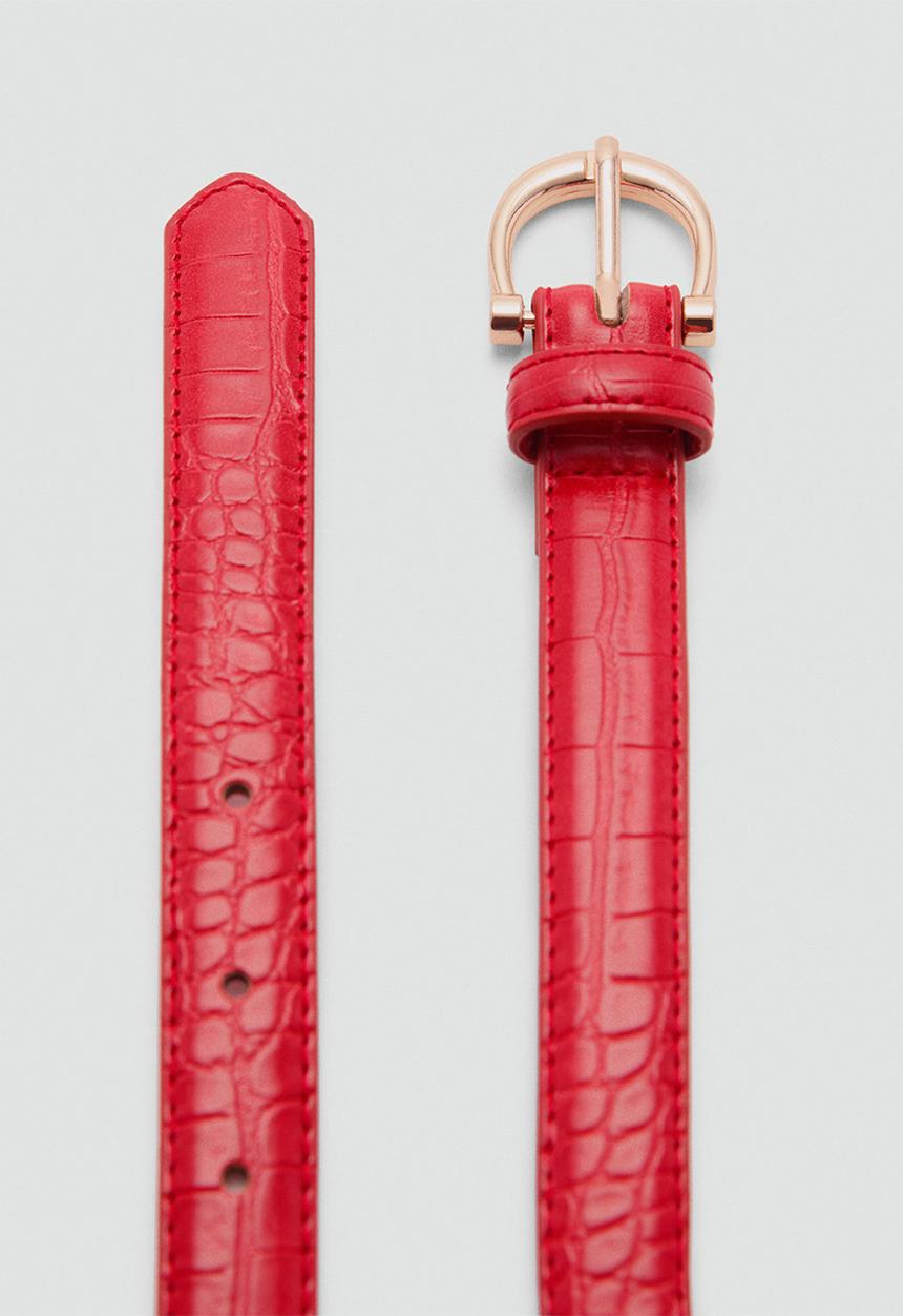 MANGO - Belt mev - red