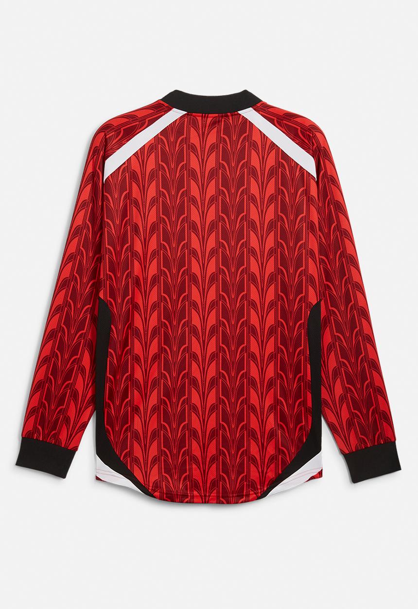 PUMA - Football jersey Long sleeve - Intense Red