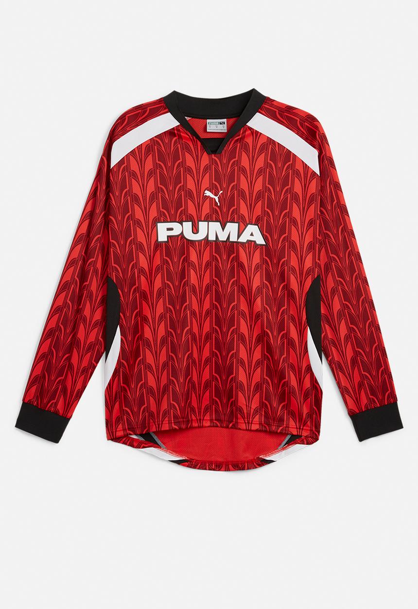 PUMA - Football jersey Long sleeve - Intense Red