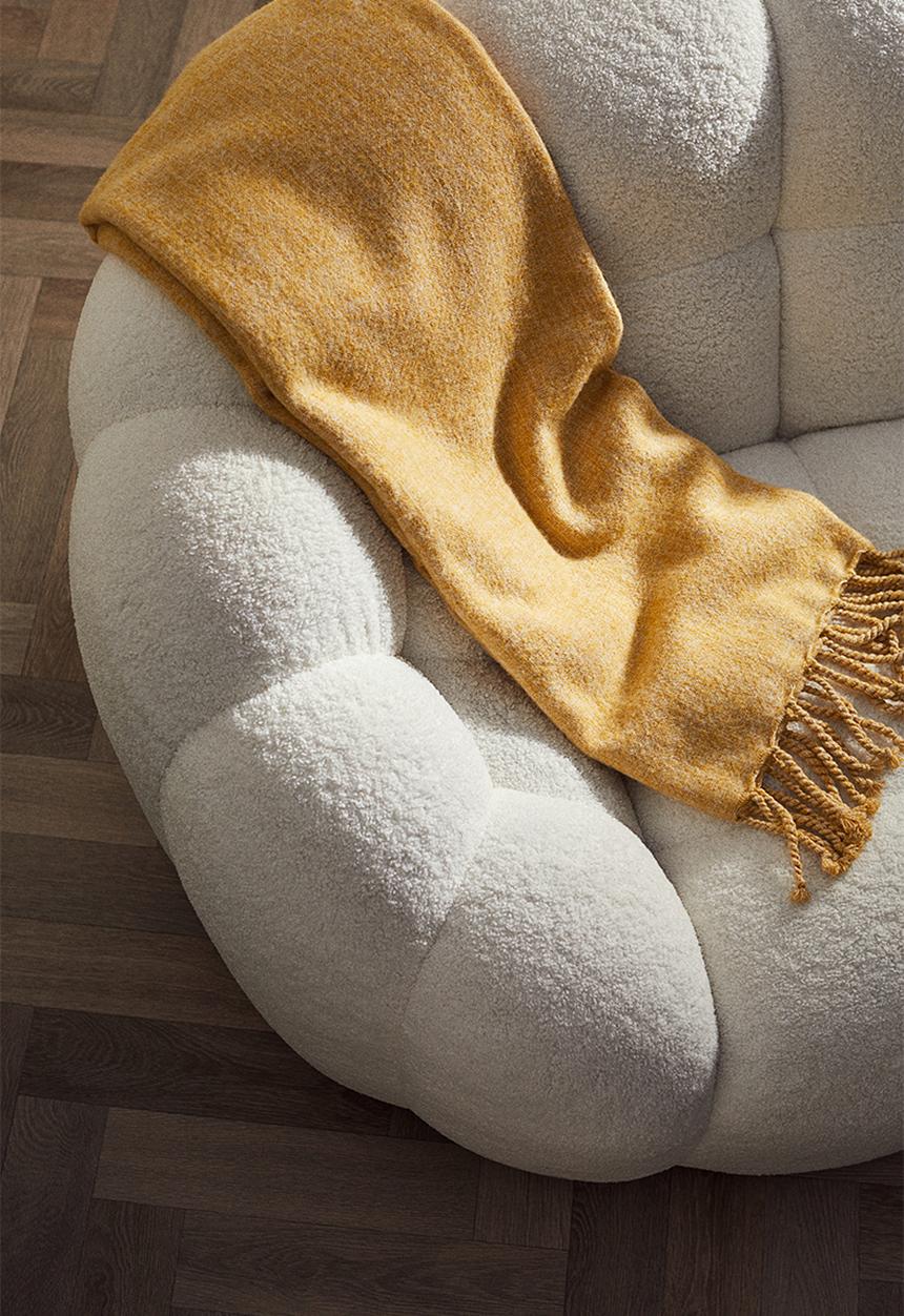 H&M - Wool-blend blanket - yellow