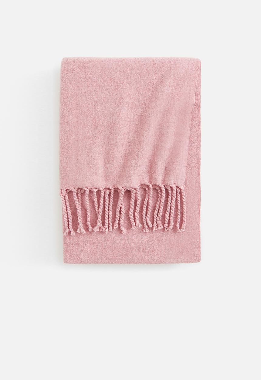 H&M - Wool-blend blanket - pink
