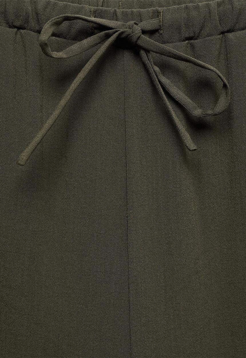 MANGO - Trousers Riga - Beige/Khaki