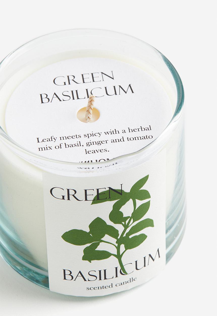 H&M - Scented candle in glass holder - green