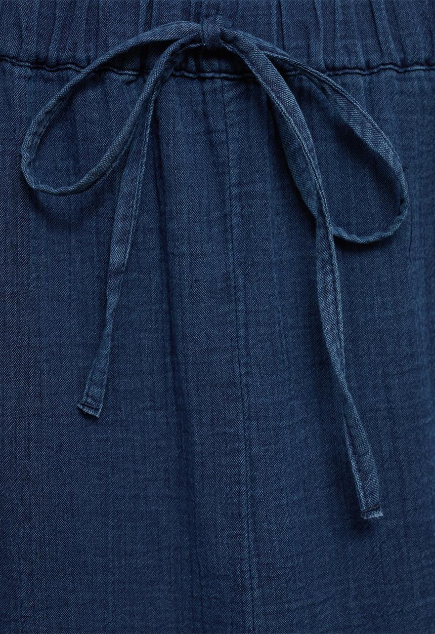 MANGO - Trousers Indie - Dark Blue