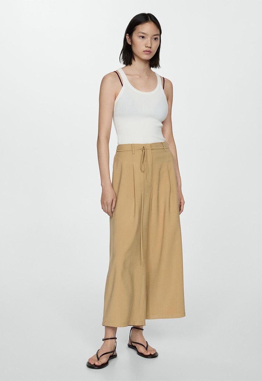 MANGO - Trousers Bosco-H - Medium Brown