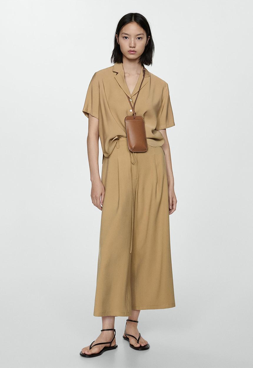 MANGO - Trousers Bosco-H - Medium Brown