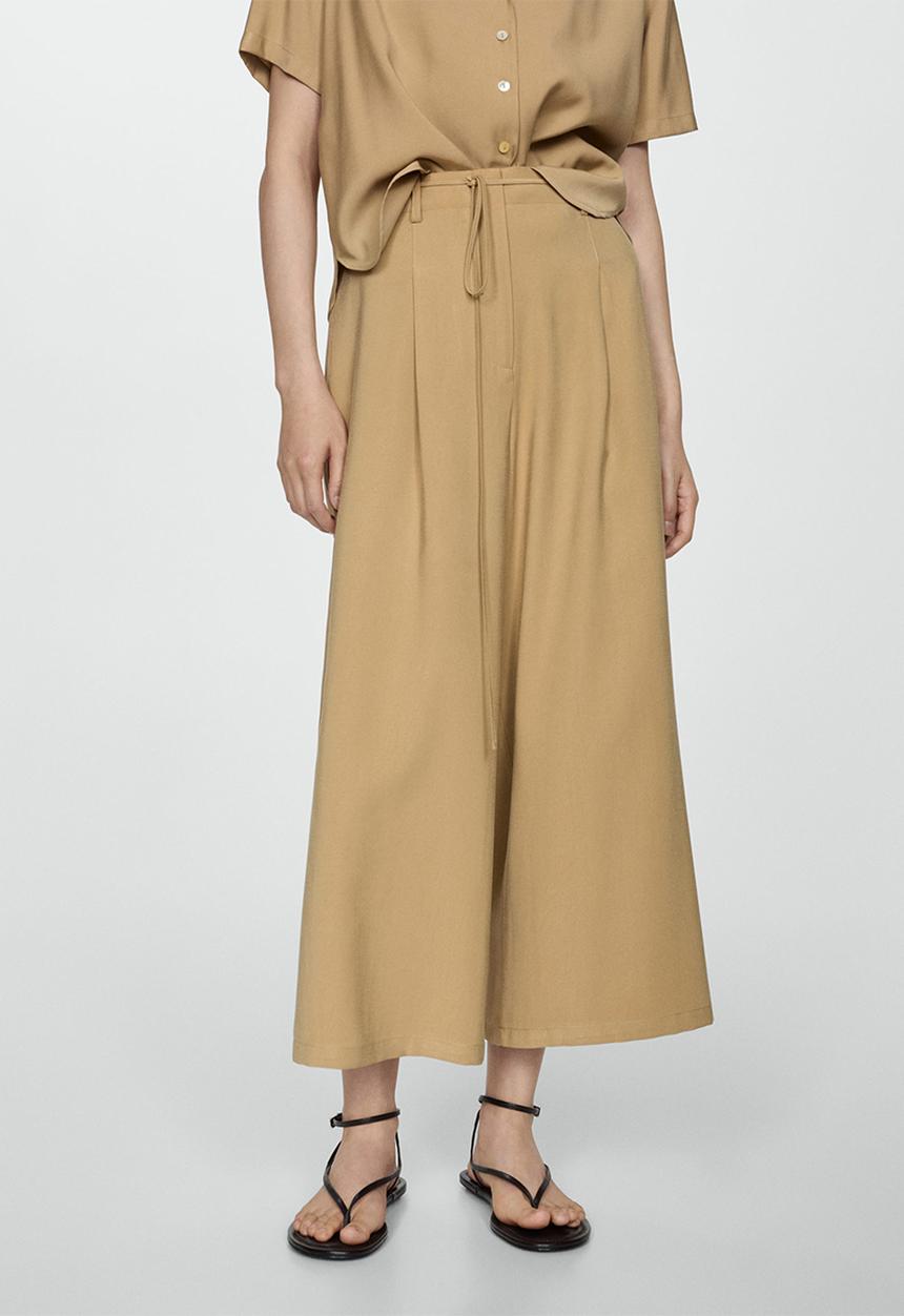 MANGO - Trousers Bosco-H - Medium Brown