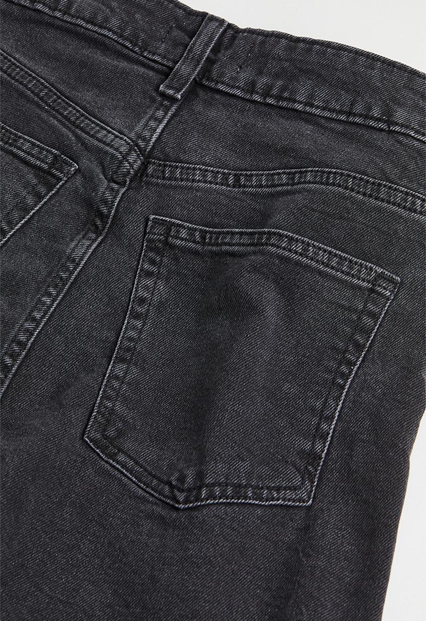 H&M - Slim mom high ankle jeans - grey