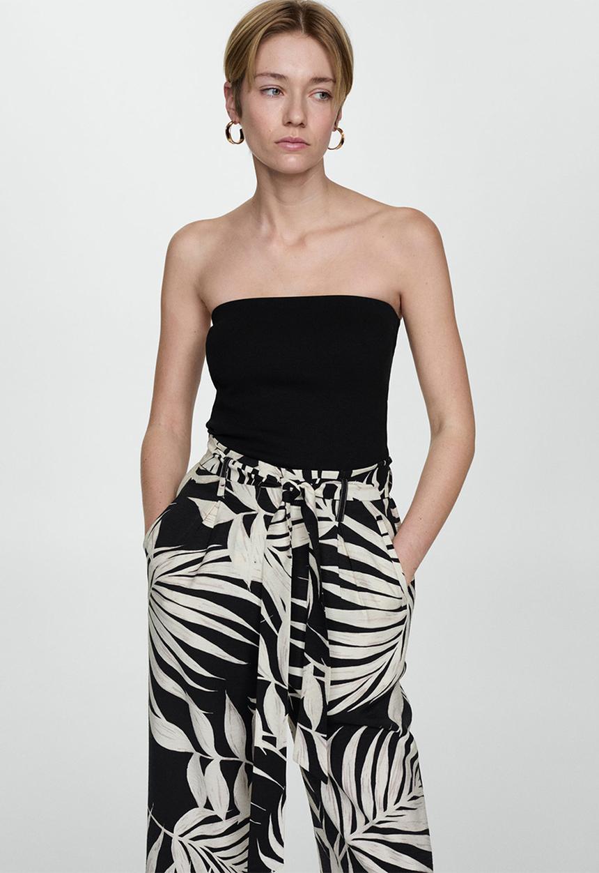 MANGO - Trousers Twist - Black