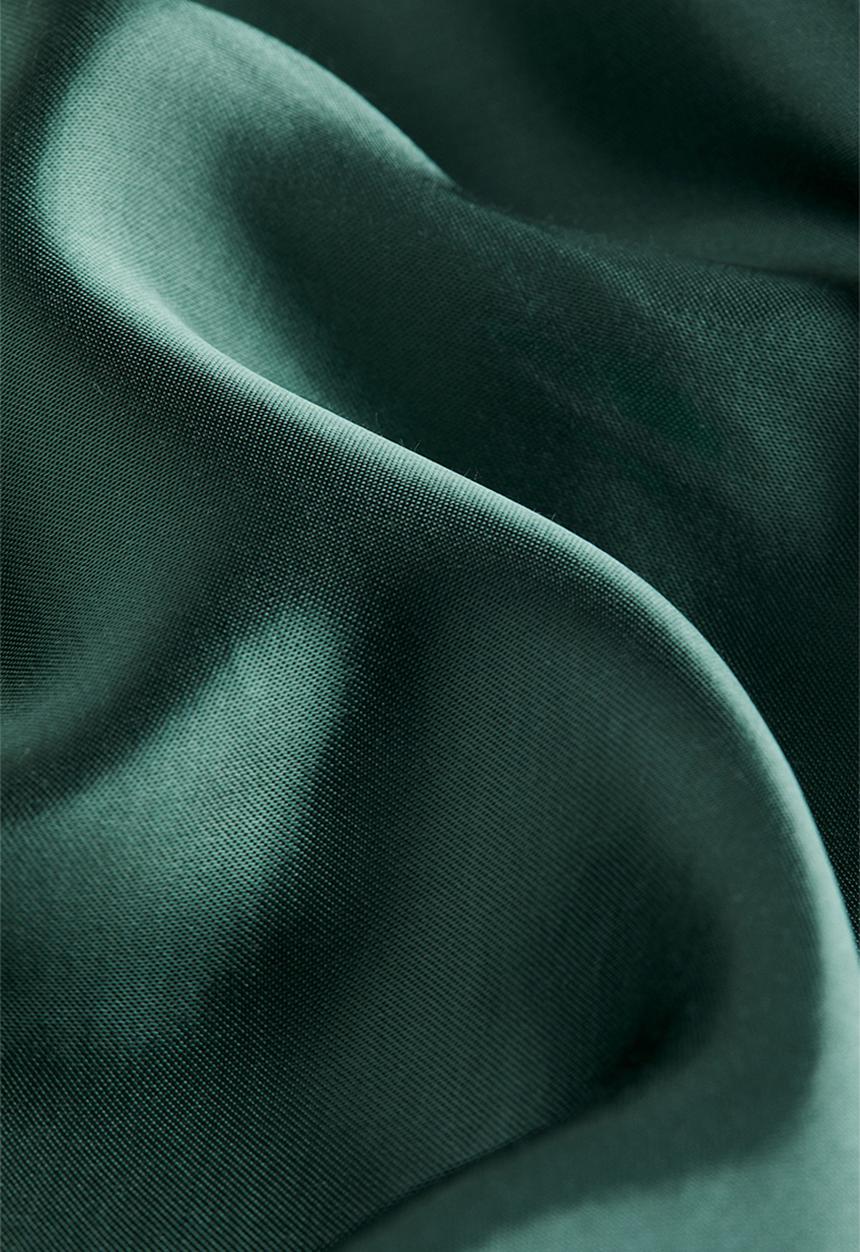 H&M - Satin skirt - teal 