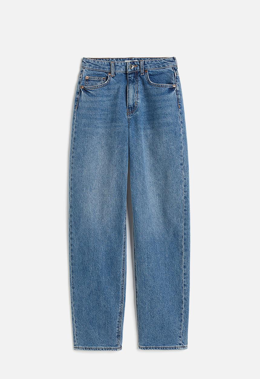 H&M - Tapered high jeans - blue