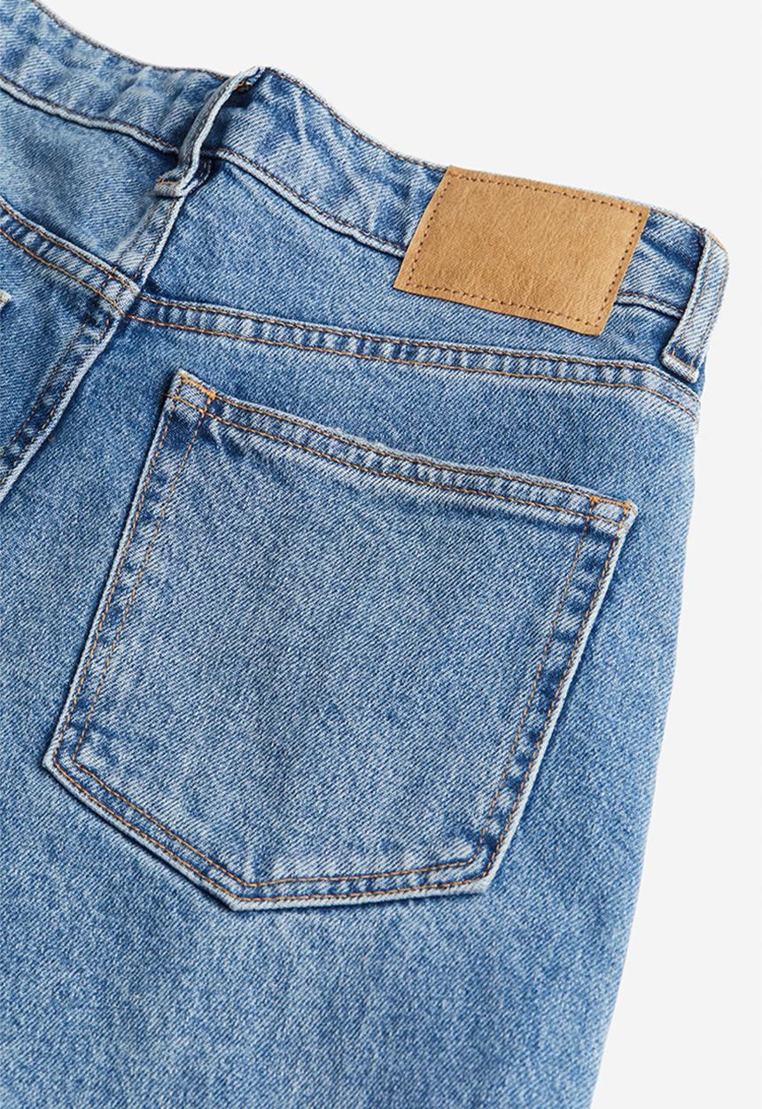 H&M - Tapered high jeans - blue