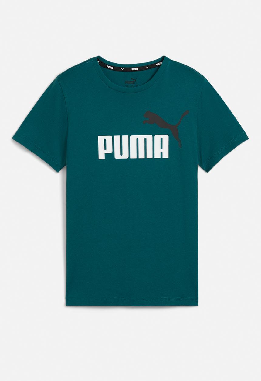 PUMA - Ess+ 2 Col Logo Tee B - Cold Green