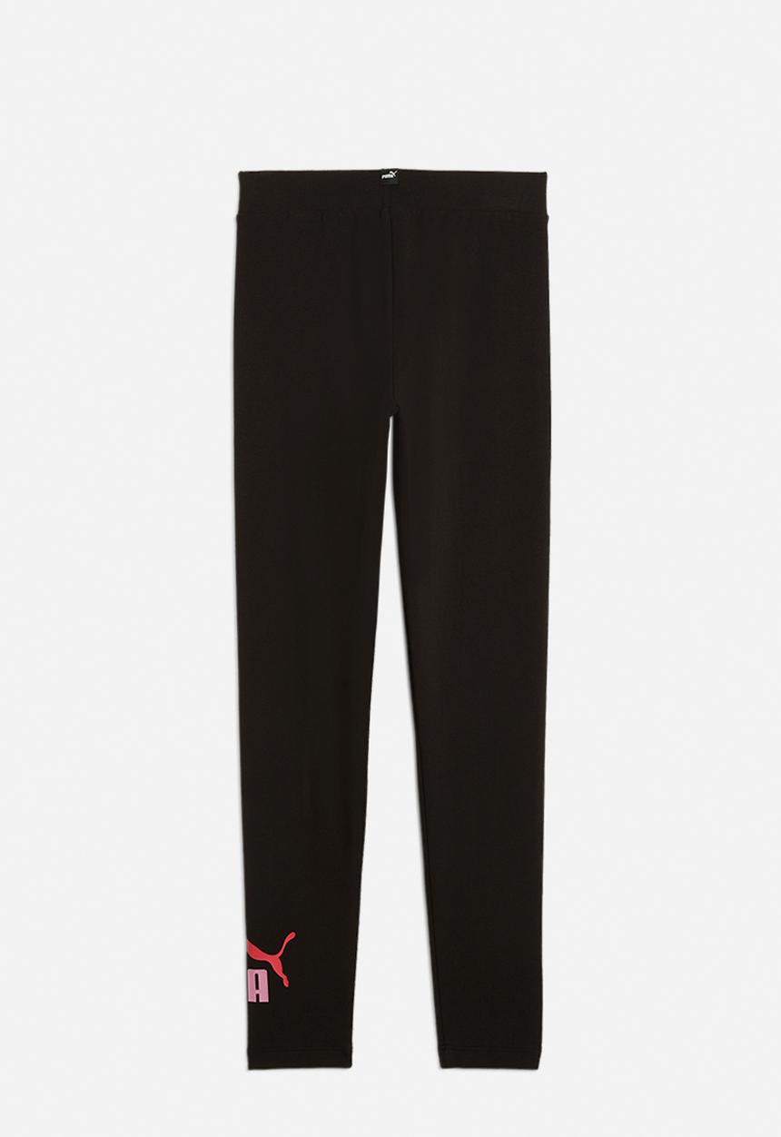 PUMA - Ess Logo Leggings G - Puma Black-Mauved Out