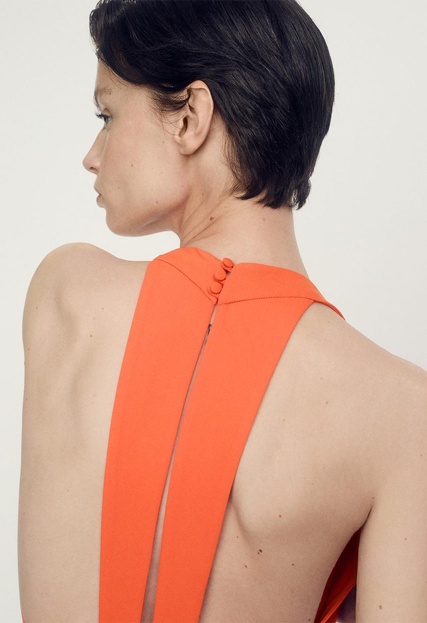 MANGO - Dress Bristol - Orange