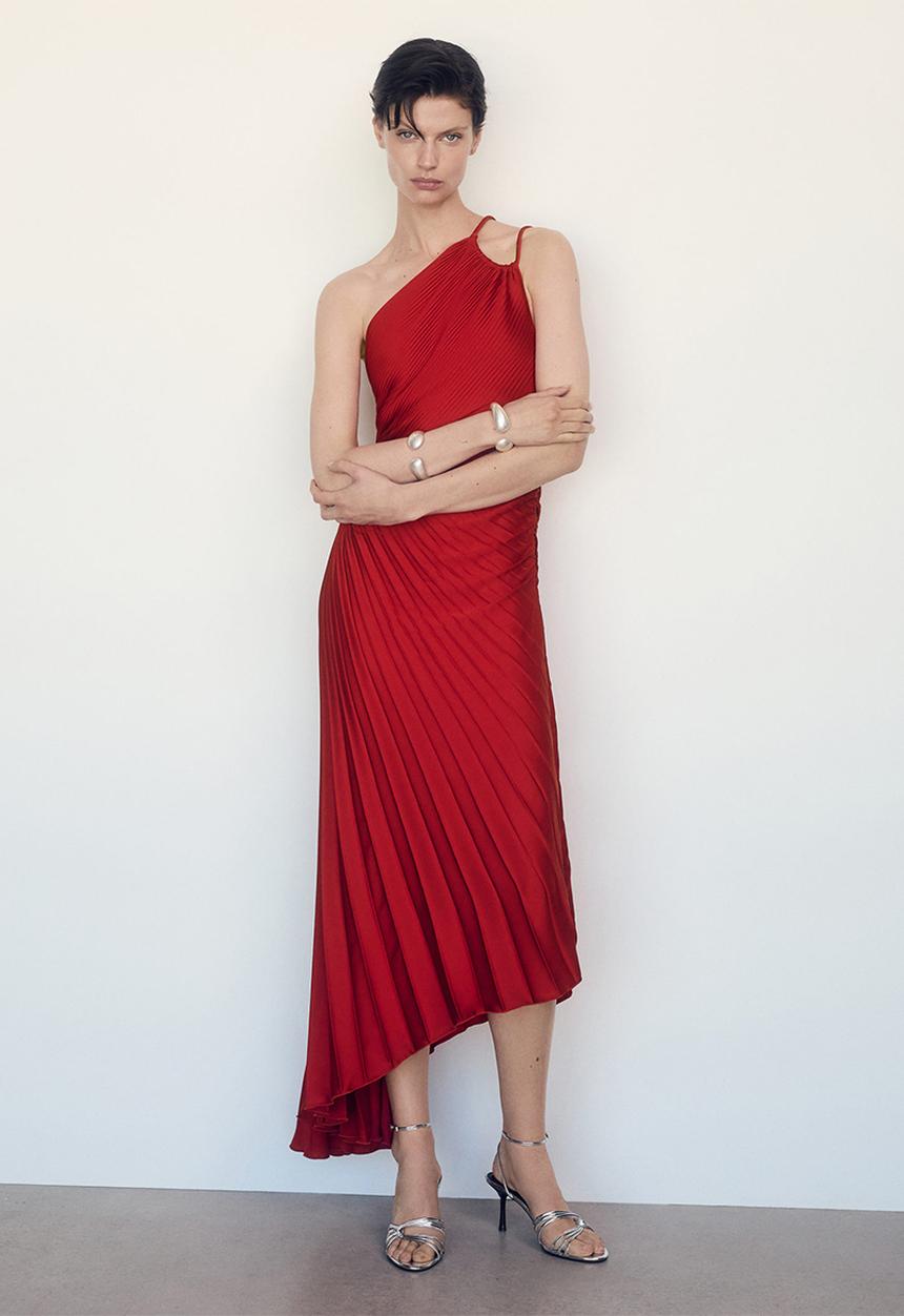 MANGO - Dress Claudia - Red